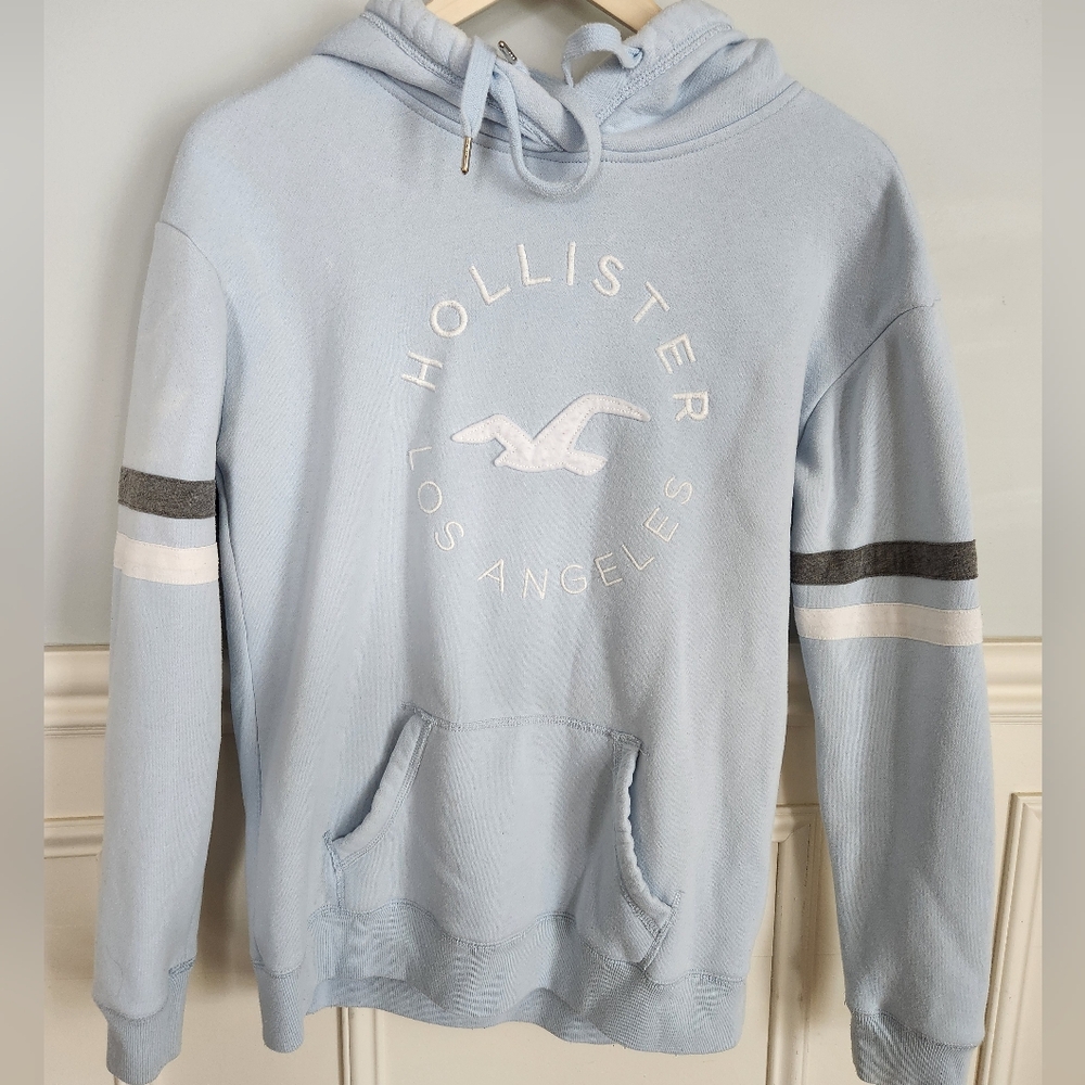 Baby Blue Hollister Thick Hoddie/Sweatshirt